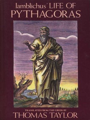 cover image of Iamblichus' Life of Pythagoras